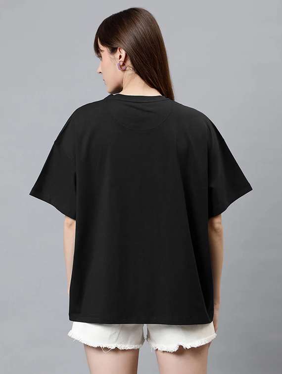 women pack of 2 printed short sleeve oversized t-shirt - 22059654 -  Standard Image - 2