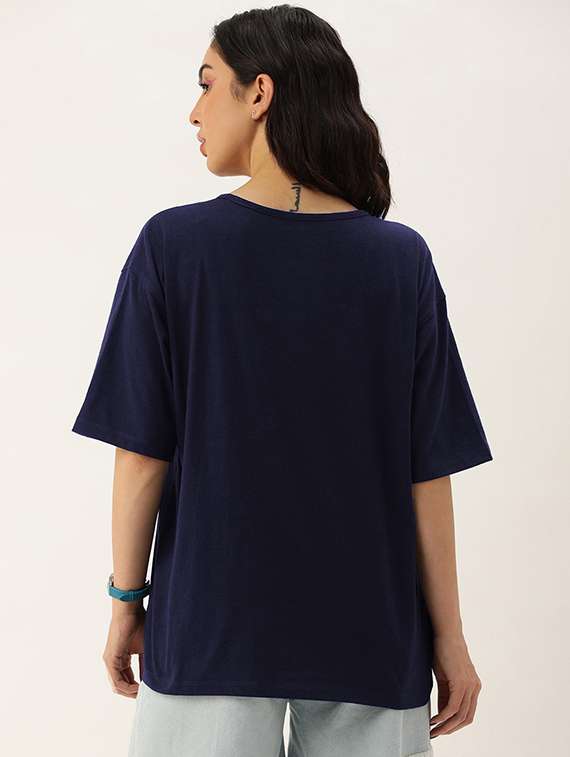 women pack of 2 printed short sleeve oversized t-shirt - 22059679 -  Standard Image - 2