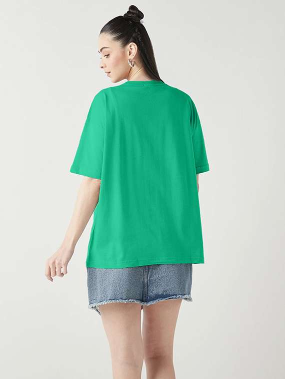 women pack of 2 printed short sleeve oversized t-shirt - 22059702 -  Standard Image - 2