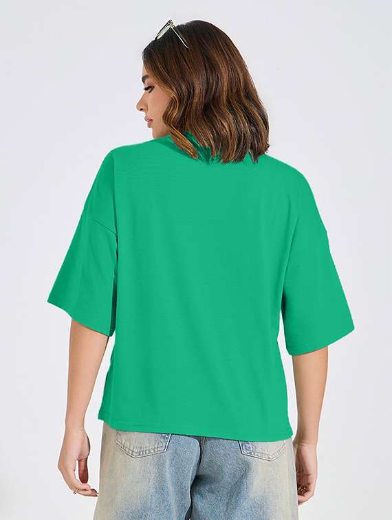 women pack of 2 printed short sleeve oversized t-shirt - 22059706 -  Standard Image - 2