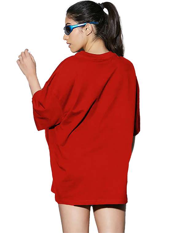 women pack of 2 printed short sleeve oversized t-shirt - 22059719 -  Standard Image - 2