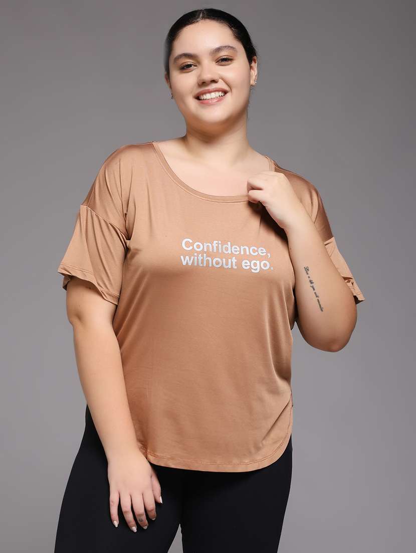 women plus size printed dri-fit sports t-shirt - 22060143 - Zoom Image - 0