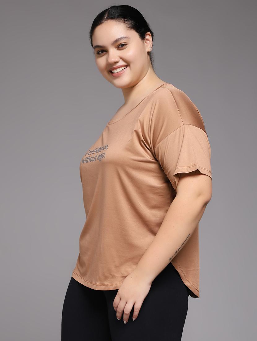 women plus size printed dri-fit sports t-shirt - 22060143 - Standard Image - 2