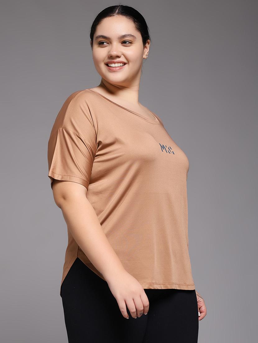 women plus size printed dri-fit sports t-shirt - 22060150 - Standard Image - 2