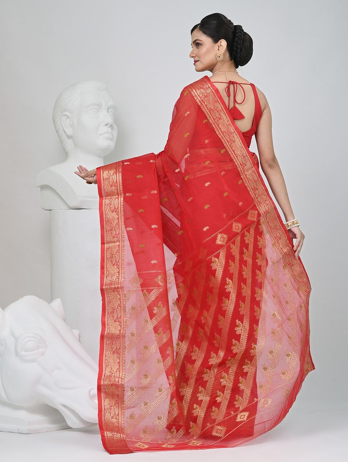 women self design tant saree - 22060632 - Standard Image - 2