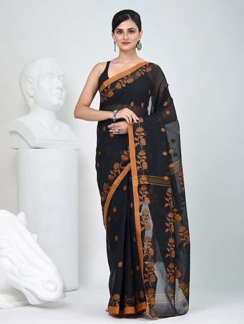 women self design tant saree - 22060640 - Standard Image - 0