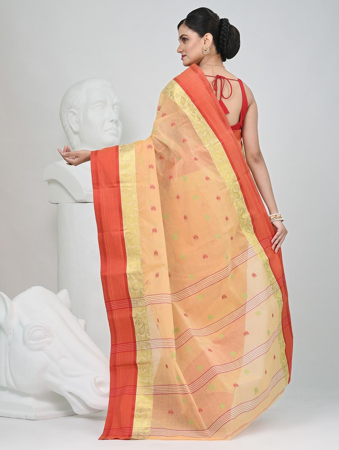women self design tant saree - 22060653 - Standard Image - 2