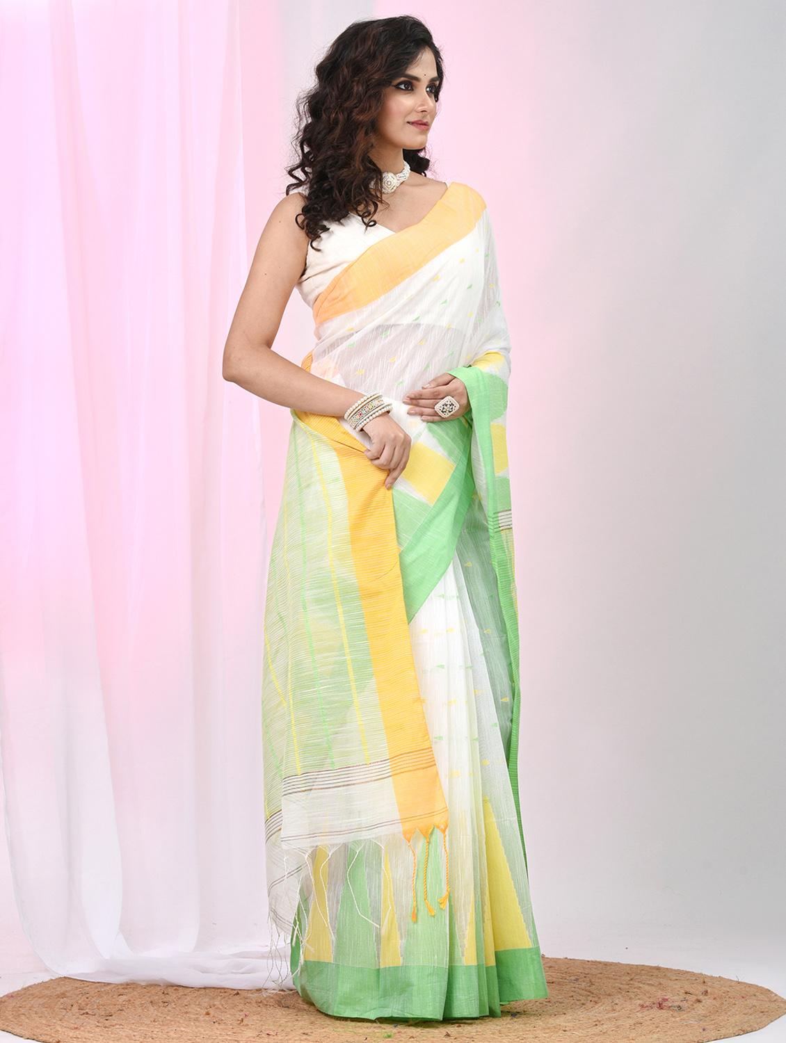 women self design handloom saree with blouse - 22060668 - Standard Image - 2