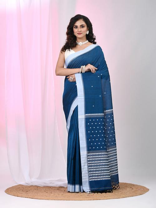 women self design handloom saree with blouse - 22060770 - Standard Image - 0