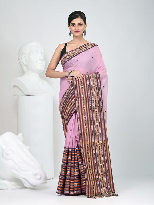 women self design handloom saree with blouse - 22060775 - Standard Image - 0