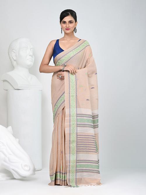 women self design handloom saree with blouse - 22060779 -  Standard Image - 0
