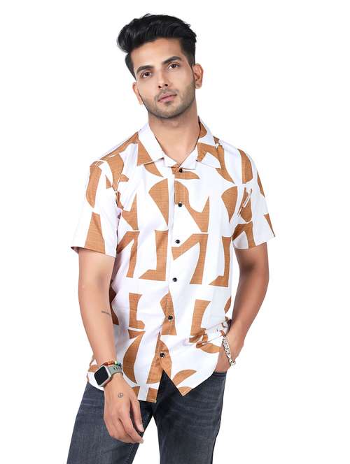 men printed short sleeve regular fit t-shirt - 22061018 -  Standard Image - 0