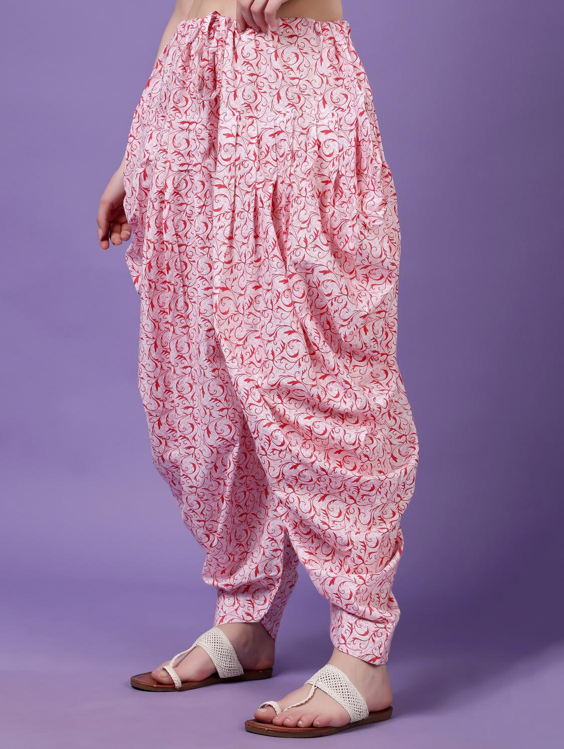 women printed mid rise patiyala salwar - 22061366 - Standard Image - 2