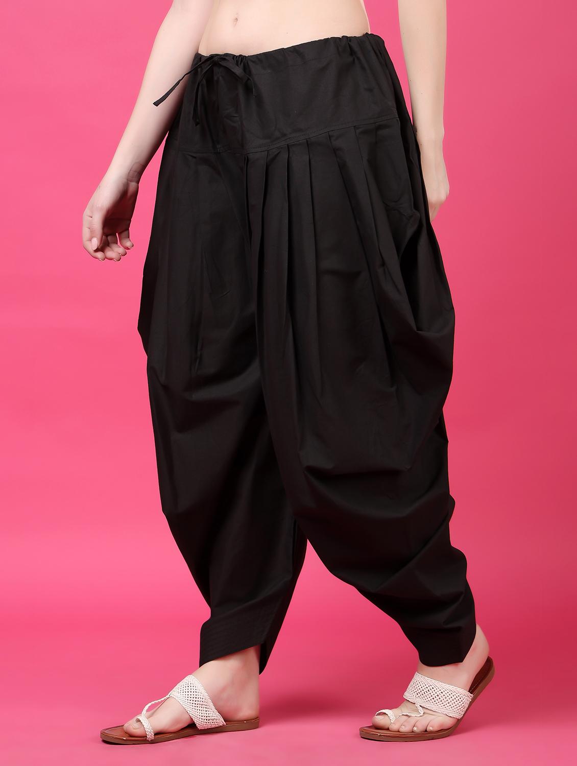 women solid mid rise patiyala salwar - 22061368 - Standard Image - 2