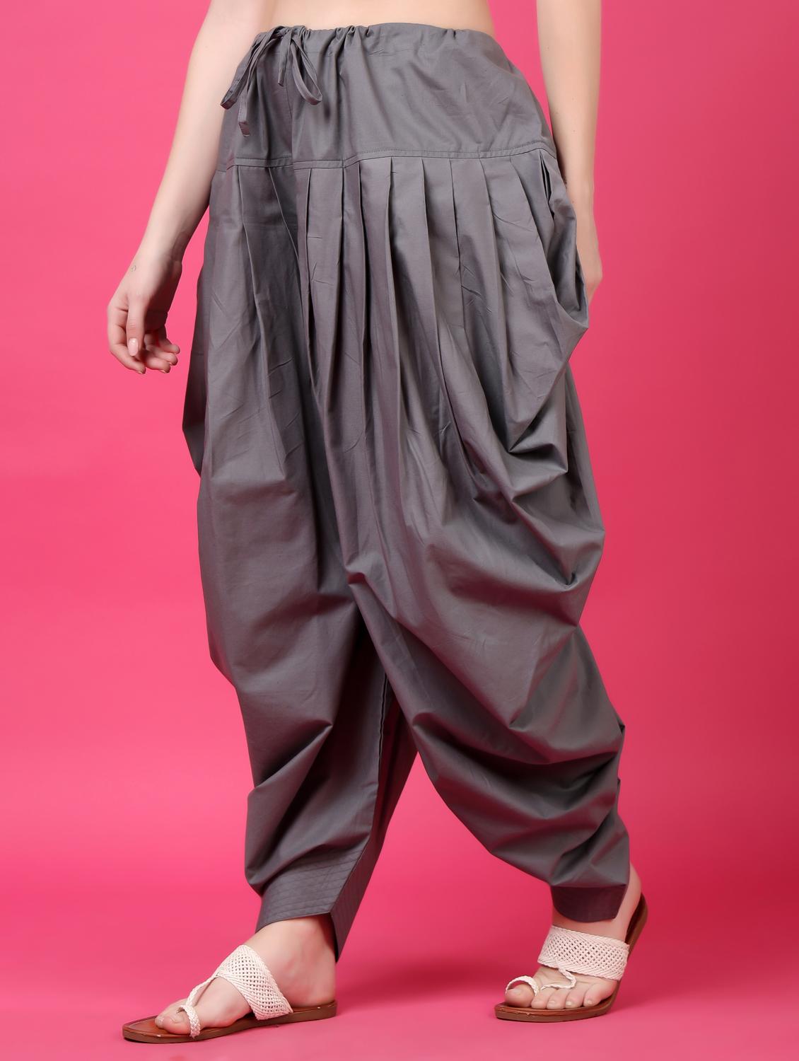 women solid mid rise patiyala salwar - 22061371 - Standard Image - 2