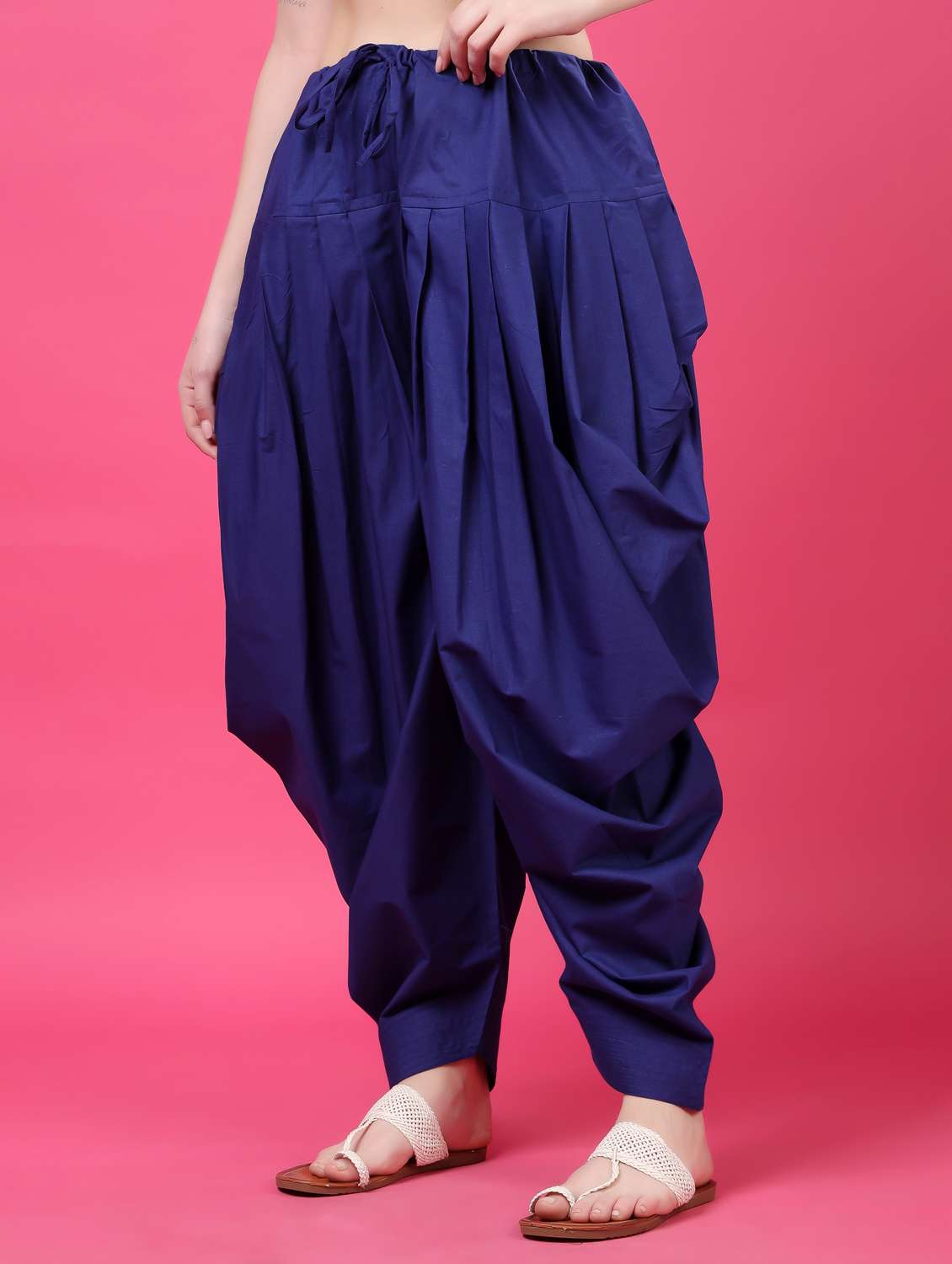 women solid mid rise patiyala salwar - 22061373 - Standard Image - 2