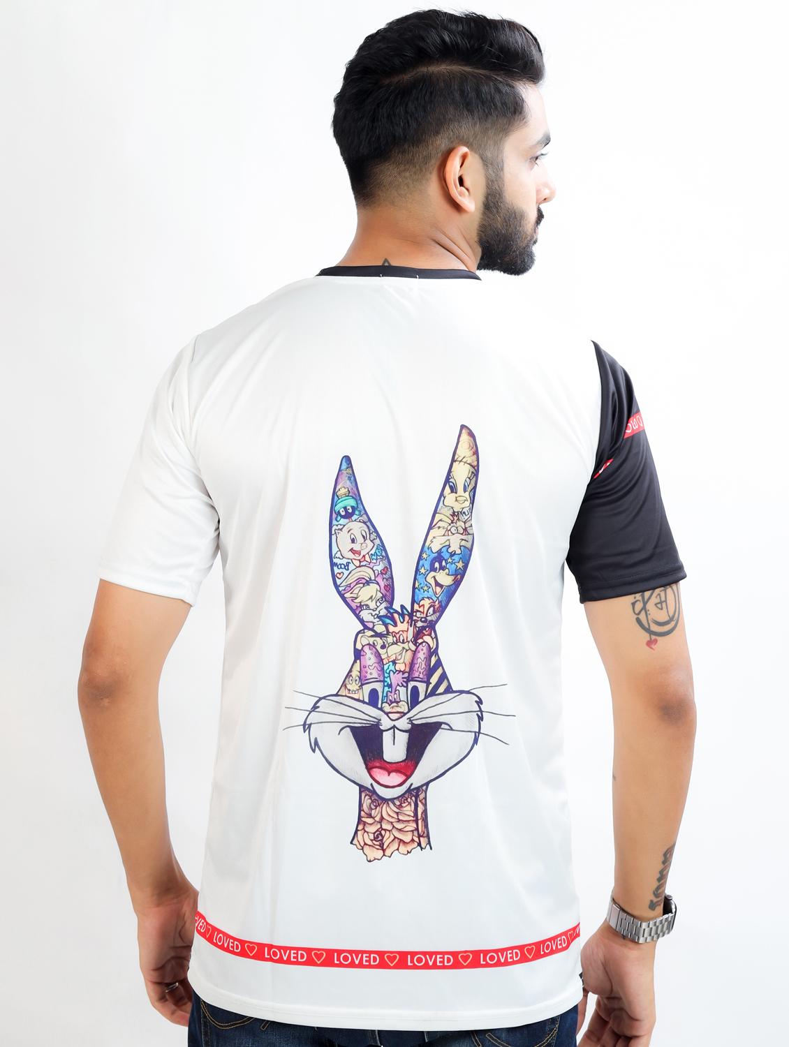 men printed short sleeve regular fit t-shirt - 22061387 - Standard Image - 2