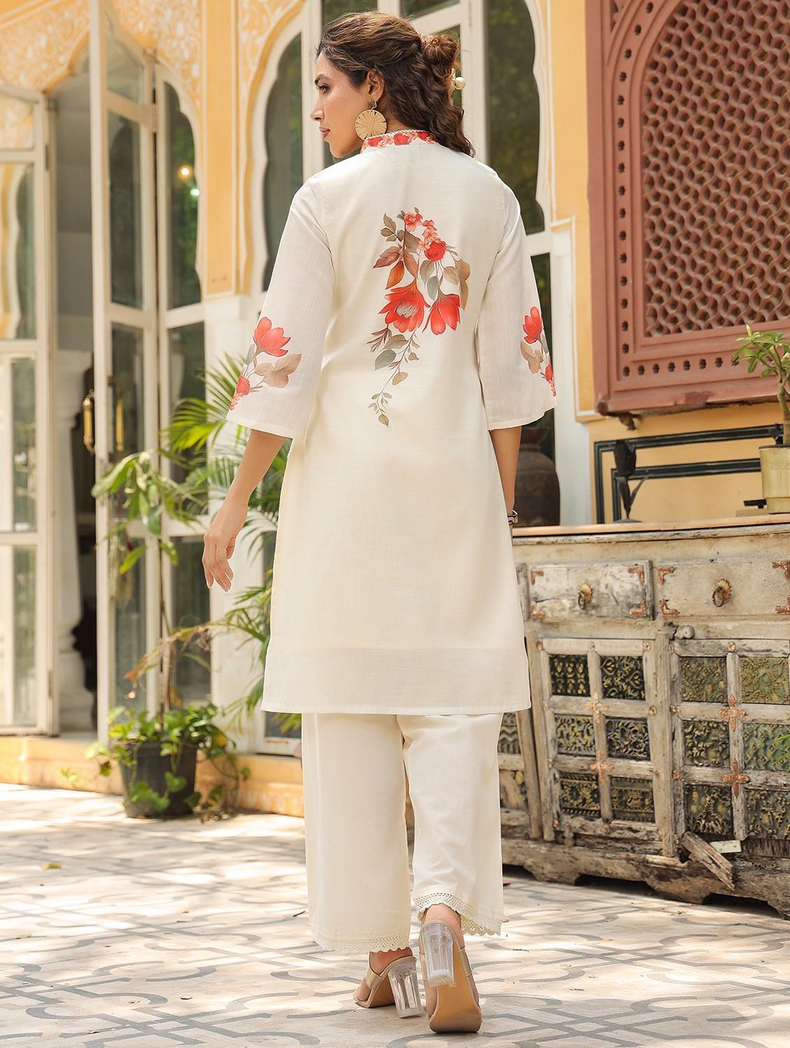 orange linen coord set - 22061537 - Standard Image - 2