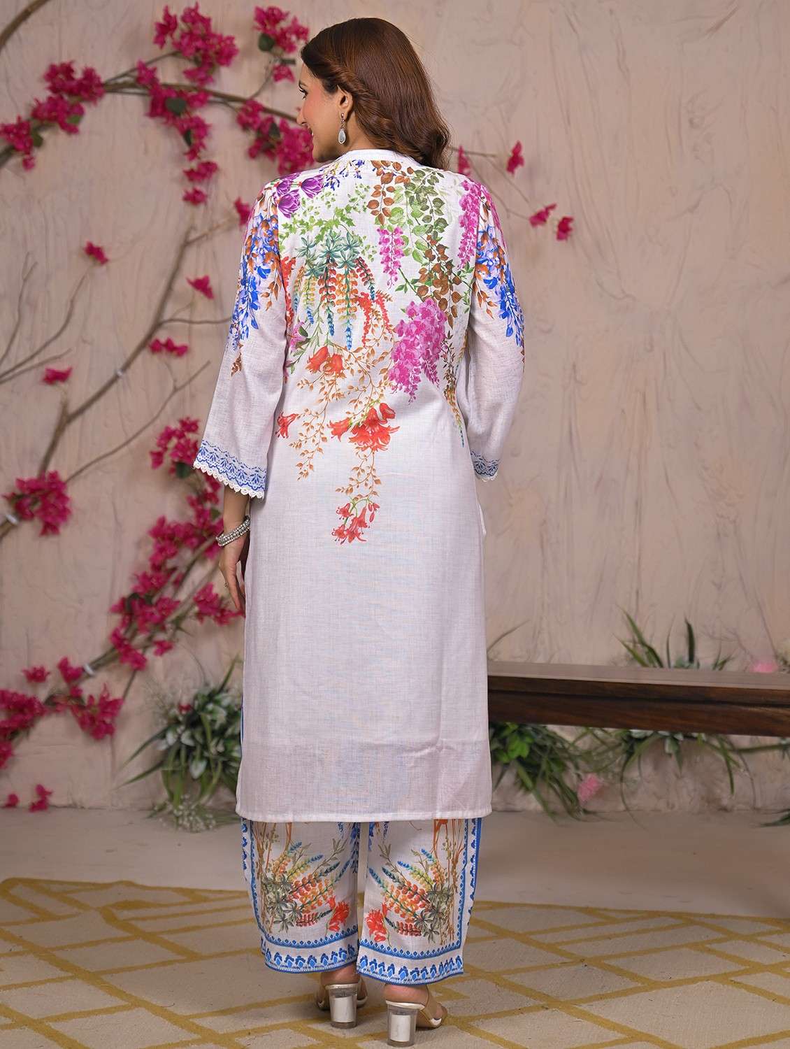 white linen coord set - 22061539 - Standard Image - 2