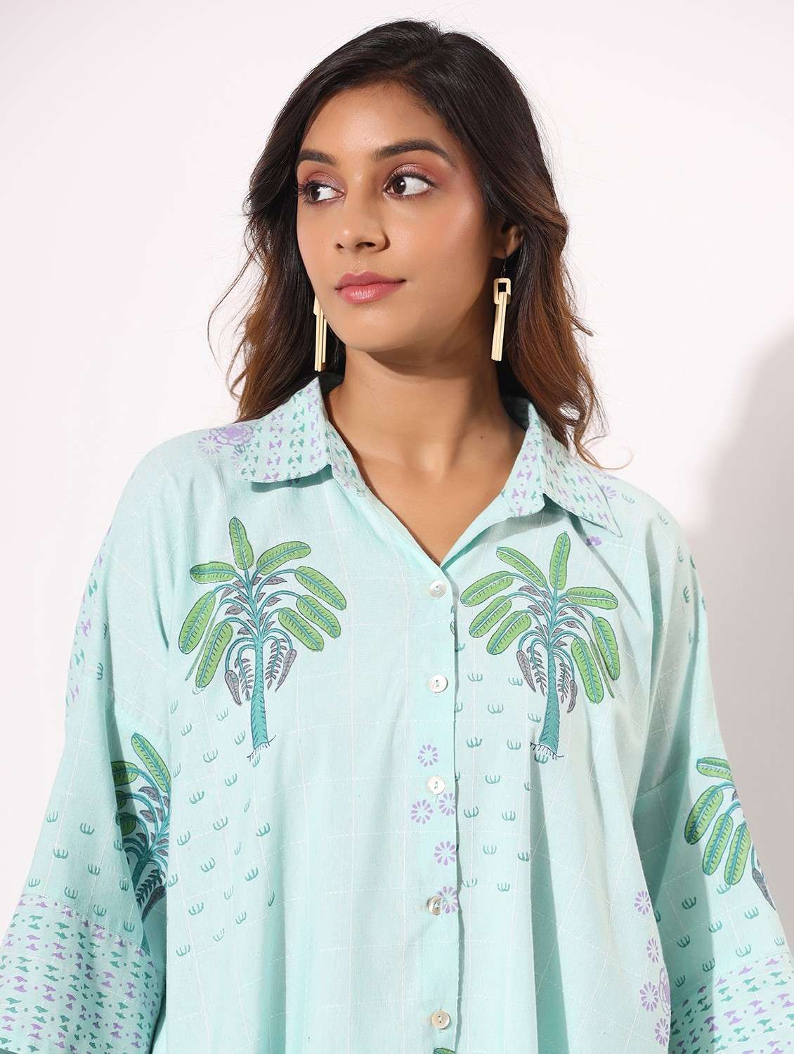light blue cotton coord set - 22061545 - Standard Image - 2