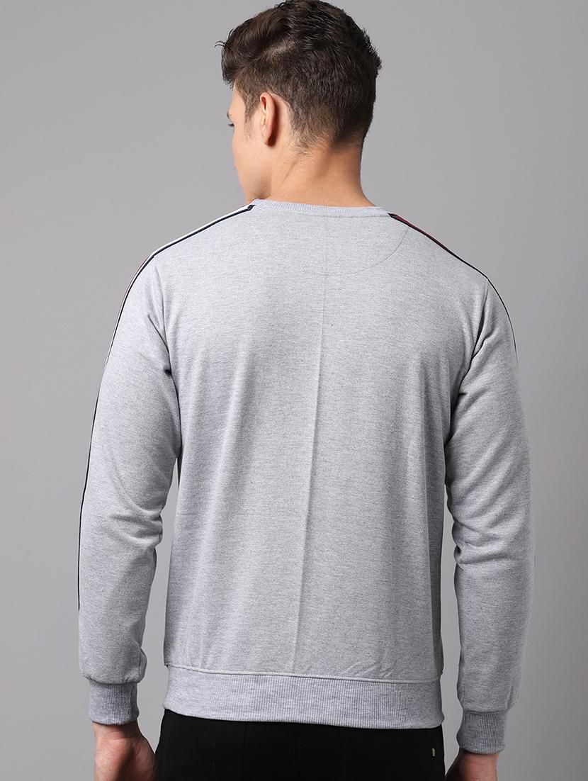 men striped long sleeve regular fit sweatshirt - 22061681 - Standard Image - 2