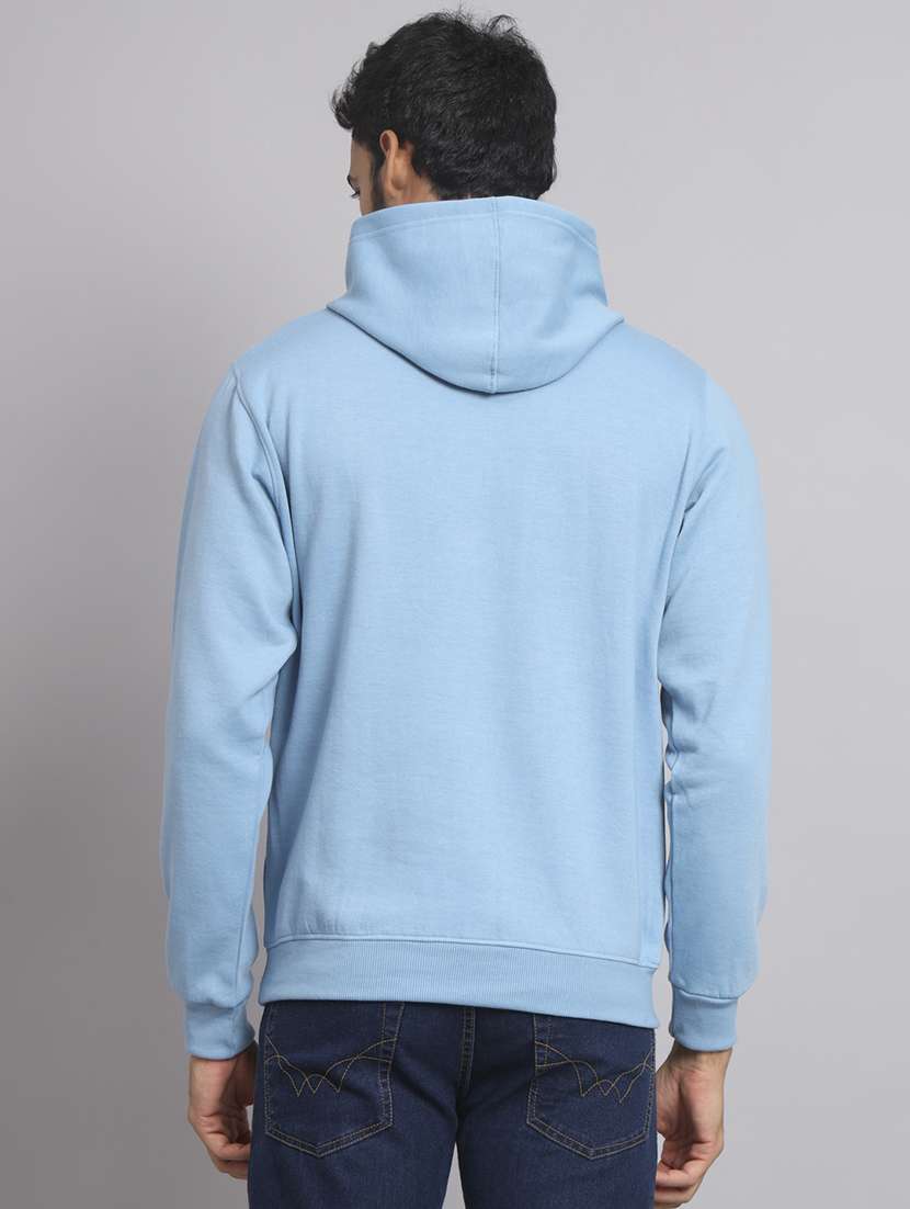men printed long sleeve hooded sweatshirt - 22061695 - Standard Image - 2