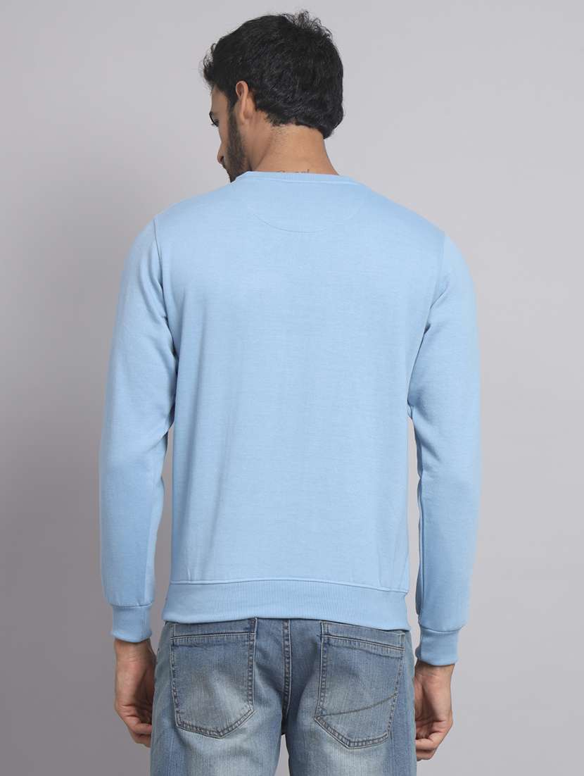 men printed long sleeve regular fit sweatshirt - 22061703 - Standard Image - 2