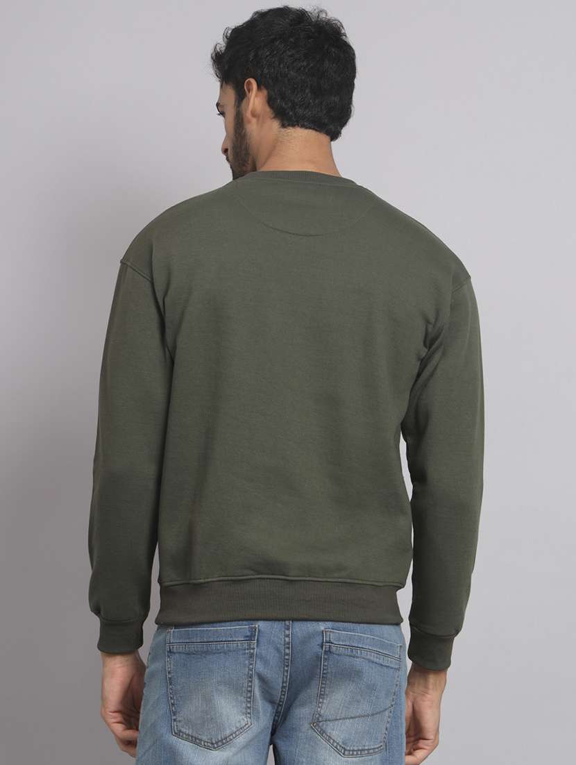 men printed long sleeve regular fit sweatshirt - 22061708 - Standard Image - 2