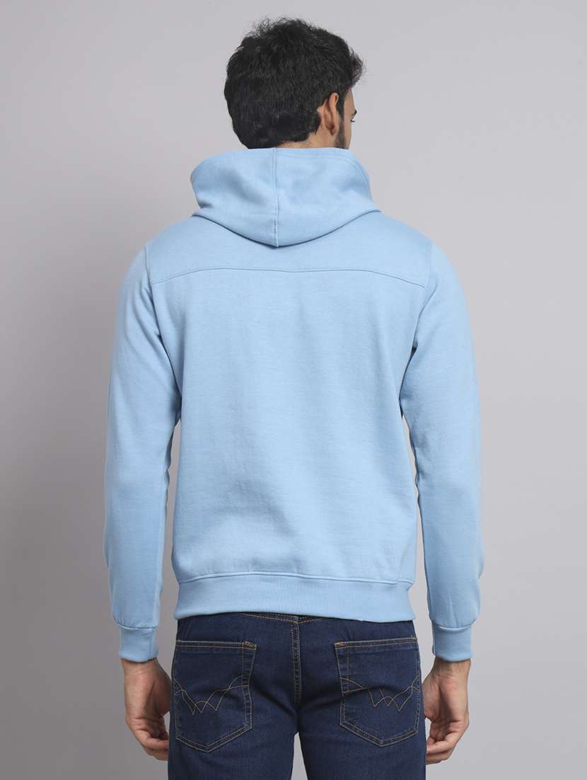 men printed long sleeve hooded sweatshirt - 22061709 -  Standard Image - 2