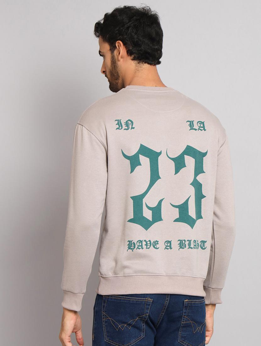 men printed long sleeve regular fit sweatshirt - 22061716 - Standard Image - 2