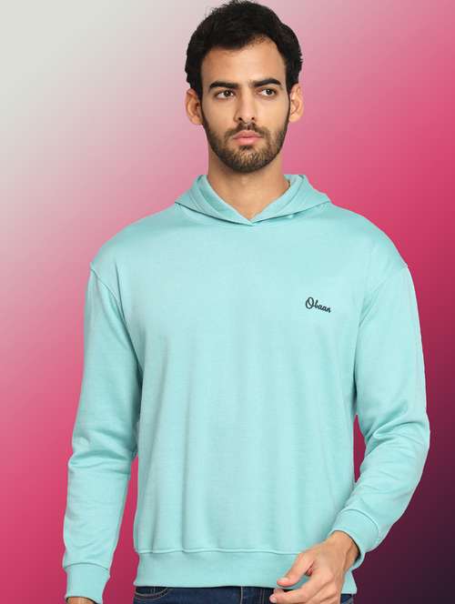 men printed long sleeve hooded sweatshirt - 22061718 - Standard Image - 0