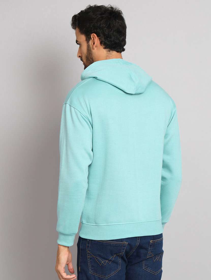men printed long sleeve hooded sweatshirt - 22061718 - Standard Image - 2