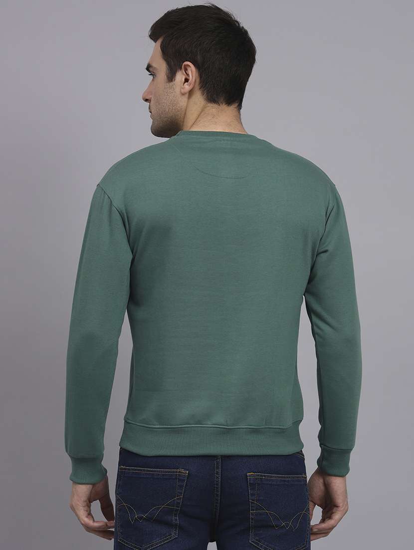 men printed long sleeve regular fit sweatshirt - 22061740 - Standard Image - 2