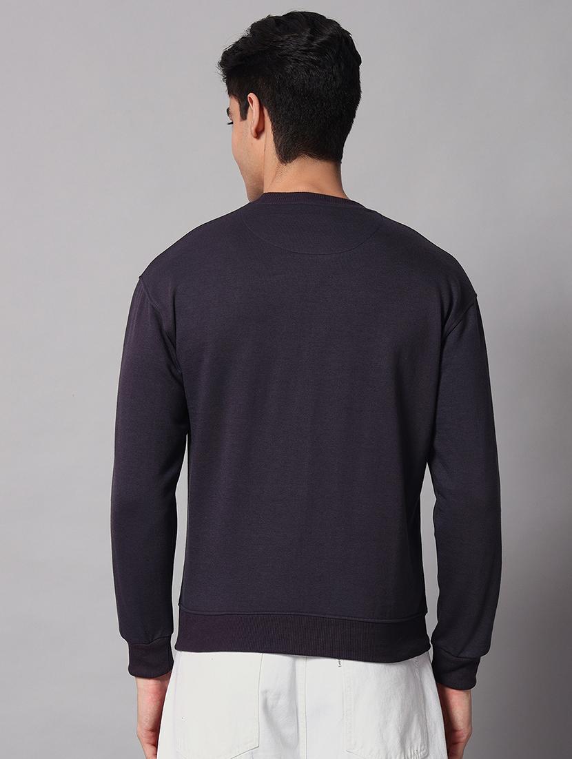 men chest print long sleeve regular fit sweatshirt - 22061769 - Standard Image - 2