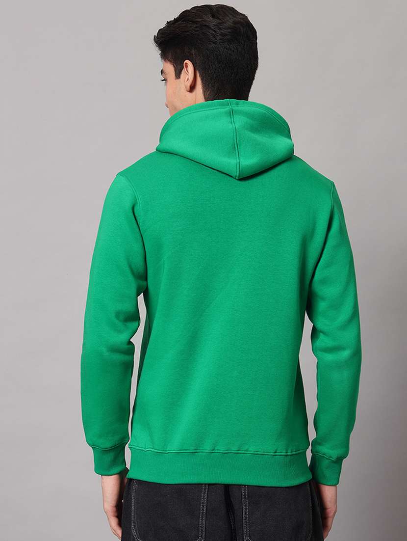 men solid long sleeve regular fit hooded sweatshirt - 22061787 - Standard Image - 2