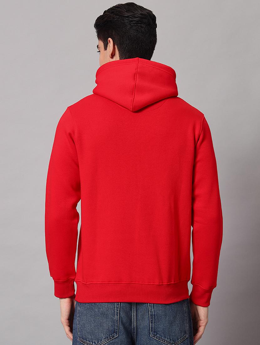 men solid long sleeve regular fit hooded sweatshirt - 22061788 - Standard Image - 2