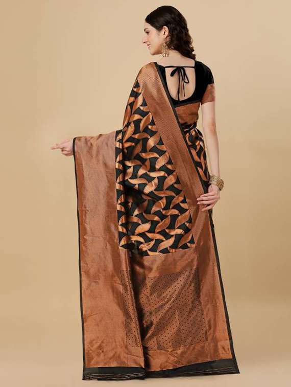 women self design banarasi saree with blouse - 22062120 - Standard Image - 2