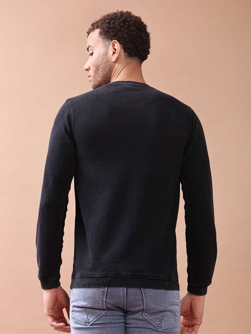 men solid long sleeve t-shirt - 22062285 -  Standard Image - 2