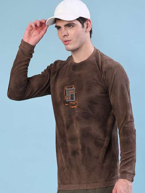 men printed long sleeve t-shirt - 22062292 -  Standard Image - 0