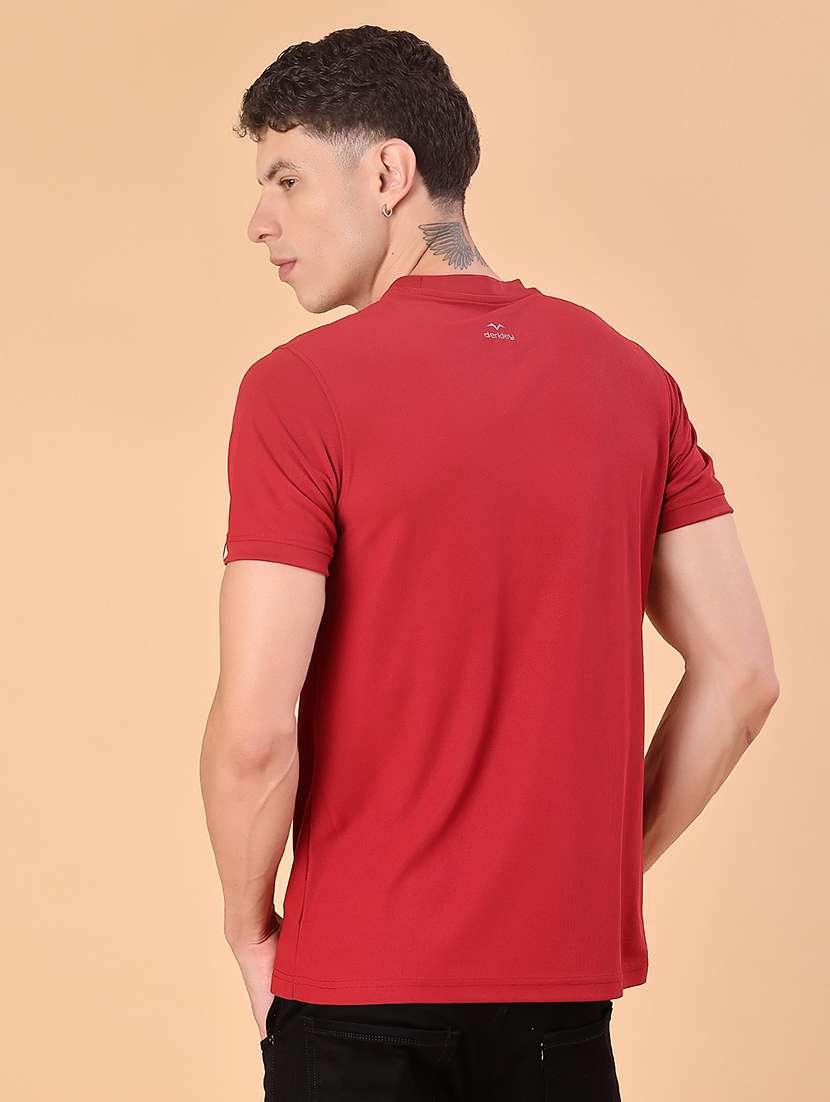 men solid short sleeve slim fit t-shirt - 22063254 -  Standard Image - 2