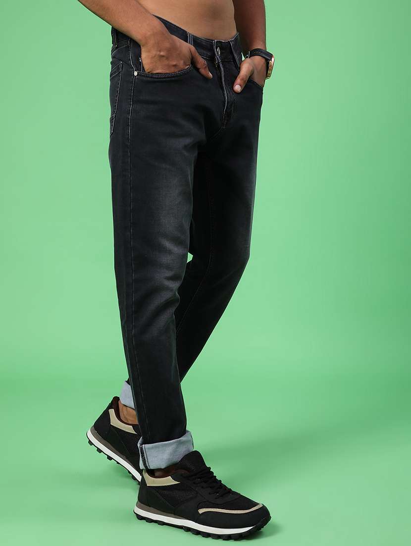 men washed mid rise full length jeans - 22063356 -  Standard Image - 2
