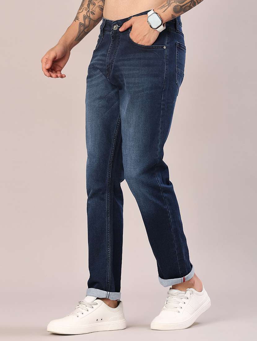 men washed mid rise full length jeans - 22063361 -  Standard Image - 2