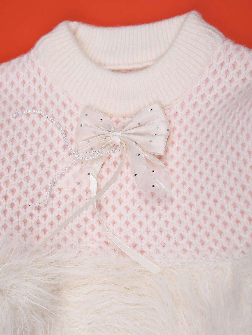 girls self designed long sleeve sweater - 22063465 -  Standard Image - 2