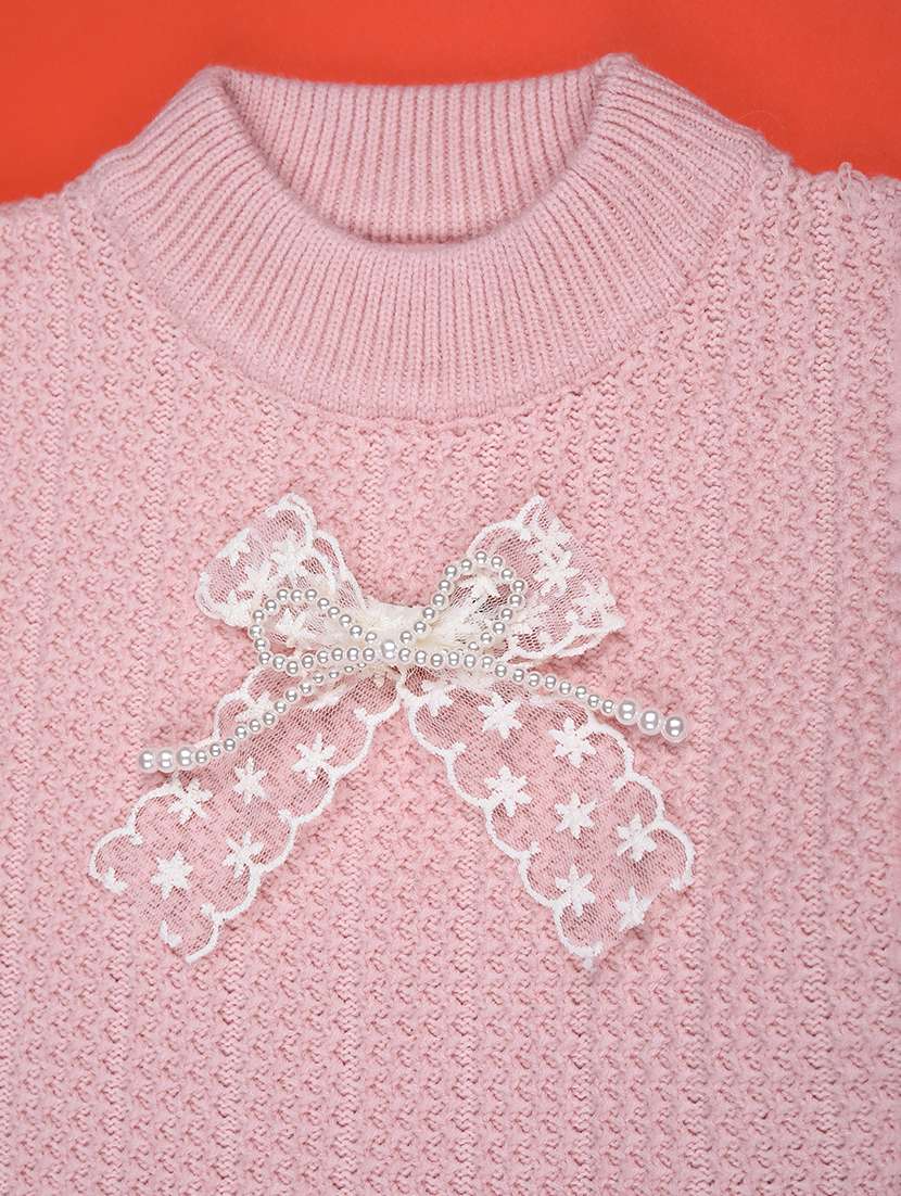 girls self designed long sleeve sweater - 22063466 -  Standard Image - 2