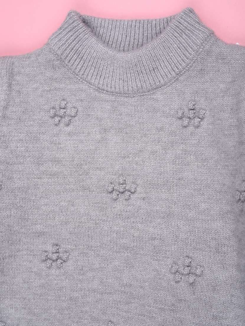 girls self designed long sleeve sweater - 22063475 -  Standard Image - 2