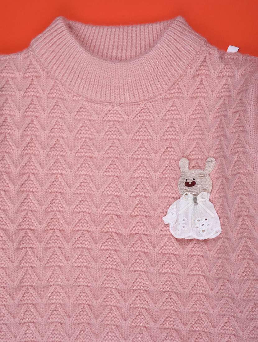 girls self designed long sleeve sweater - 22063476 -  Standard Image - 2