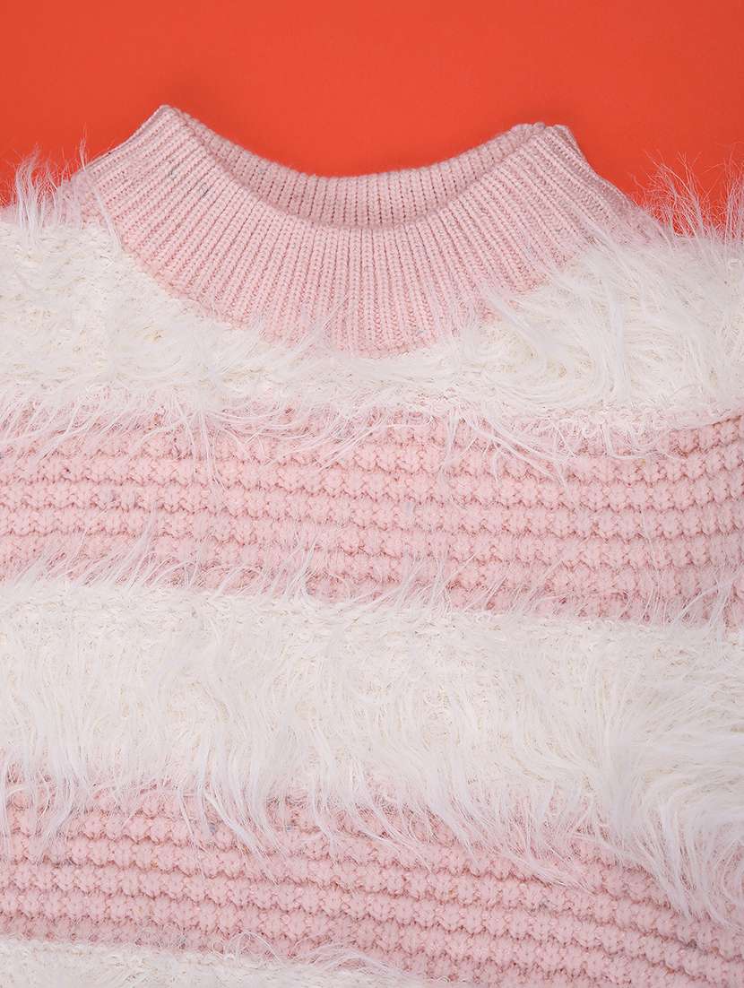 girls self designed long sleeve sweater - 22063522 -  Standard Image - 2