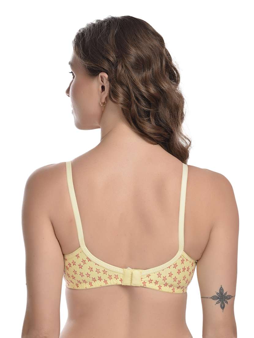 women pack of 3 printed lightly padded t-shirt bra - 22063573 -  Standard Image - 2