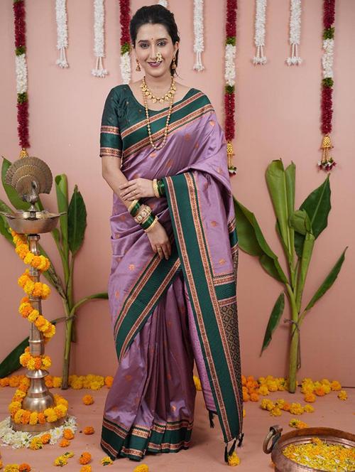 multi colored silk banarasi saree with blouse - 22063857 - Standard Image - 0