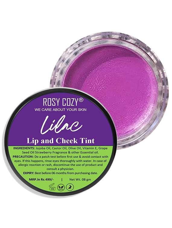 rosy cozy lilac lip and cheek tint